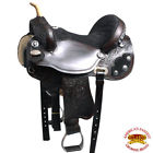 Hstt203cho-16 Hilason Barrel Racing Trail Riding Black Western Saddle