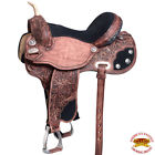Hstt203mro-16 Hilason Western Flex Tree Barrel Racing Trail Riding Horse Saddle