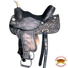Hstt204bkro-15 Hilason Western Flex Tree Barrel Racing Trail Riding Horse Saddle