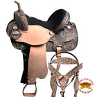 Hstt801robhpa326dbro-17 Hilason Western Flex Tree Trail Barrel Racing Saddle 682269180138