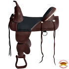 Hstw100bzv1db-15 Hilason Treeless Western Trail Endurance Racing Leather Saddle 695922082809 Hstw100bzv1db-15 Hilason Treeless Western Trail Endurance Racing Leather Saddle 695922082809