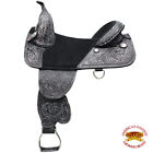 Hstw101bzbkro-16 Hilason Treeless Western Trail Barrel Racing Leather Saddle 635562420319