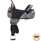 Hstw101bzdb-18 Hilason Treeless Western Trail Barrel Racing Leather Saddle 635562420371 Hstw101bzdb-18 Hilason Treeless Western Trail Barrel Racing Leather Saddle 635562420371