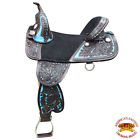 Hstw101bzdbtq-18 Hilason Treeless Western Trail Barrel Racing Leather Saddle 635562420425