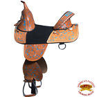 Hstw101st-18 Hilason Treeless Western Leather Trail Barrel Racing Horse 635562420302