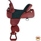Hstw102bzm-17 Hilason Treeless Western Trail Barrel Racing Leather Saddle 695922082991