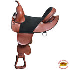 Hstw108bzm-15 Hilason Western American Leather Trail Barrel Racing Horse 602592253767