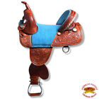 Hstw201bzm-14 Hilason Treeless Western Trail Barrel Racing Leather Saddle 8945224628291 Hstw201bzm-14 Hilason Treeless Western Trail Barrel Racing Leather Saddle 8945224628291
