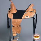 Hstw211bz-15 Hilason Tan Treeless Western Barrel Racing Trail Horse 792484417244