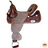 Hstw301bz-15 Hilason In Western Horse Saddle Treeless Trail Barrel 602592262851