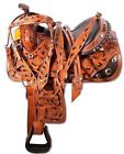 Im126 Handmade Leather Western Barrel Racing Saddle With Kit