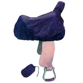 Intrepid International 754888030986 Western Nylon Saddle Cover With Built-in Tote - Navy