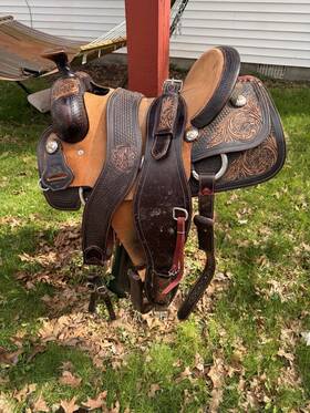 1810-24 Jcm 16 Inch Roper Horse Saddle