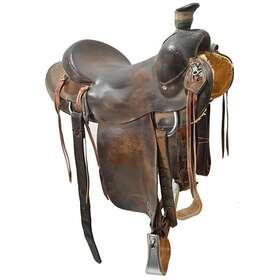 Jeff Gray Saddlery U16jeffgrayro Used 16 Inch Ranch Saddle Code