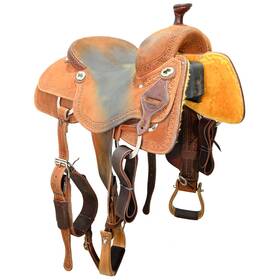 U155jsmithchro Jeff Smith Custom Saddles Used 15.5 Inch Working Cowhorse Saddle Code
