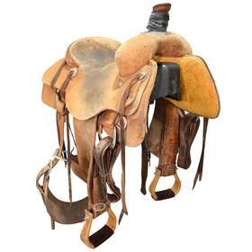 U145jsmithro Jeff Smith Used 14.5 Inch Ranch Saddle Code U145jsmithro Jeff Smith Used 14.5 Inch Ranch Saddle Code