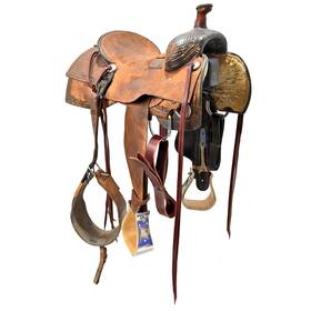 U16jeysrc14bsk Jeys Saddlery Used 16 Inch Ranch Cutting Saddle Code