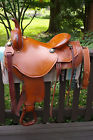 Jim Barr Used Handcrafted Leather Saddle Seat Built For Penning