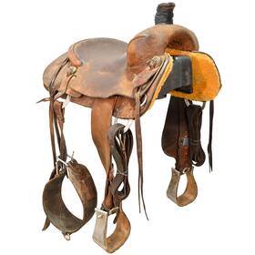 U15jdobyns100 Jim Dobyns Used 15 Inch Ranch Saddle Code
