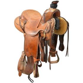 U145jhendersonso Jim Henderson Used 14.5 Inch Ranch Saddle Code