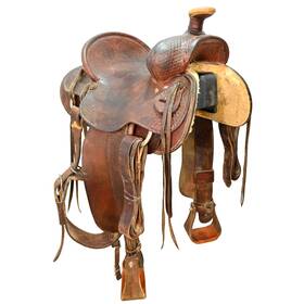 C155jpayne88 Jimmy Payne Used 15.5 Inch Ranch Saddle Code