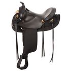 Jtds-ks716-2-165 Synthetic Gaited Horse Round Skirt Trail Saddle 688499406765