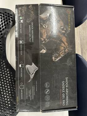 07j063-9g Kavallerie Seat Saver Gel Saddle Pad - Front Riser