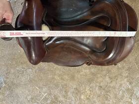 6287 Keystone Leather Brown Pleasure/trail Saddle 16 In Traditional Mpn
