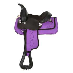 E024583 King Series Miniature Synthetic Western Saddle