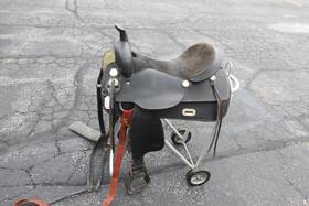 5mee20kd King Series Ks348 Hand Crafted 18 Inch Riding Saddle Black