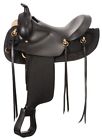 King Series Synthetic Gaited Horse Trail Saddle 16 1 2 Black 688499406741