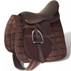 Kyj3013783971788hu Horse Riding Saddle Set Real Leather Brown