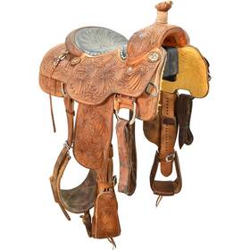 C14ldugganft13 Larry Dugan Used 14 Inch Roping Saddle Code