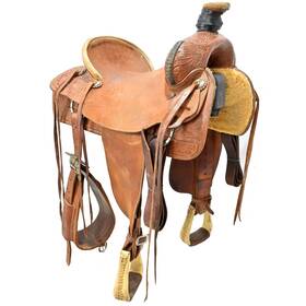 U15lewisrr12poin Lewis Saddle Used 15 Inch Ranch By Dallas Tieking Code