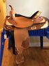 Lp50 Tex Tan Used Yoking Western Show Saddle Full Quarter Horse