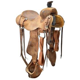 U155lukelranfro Luke Lane Used 15.5 Inch Ranch Saddle Code