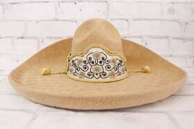 M-royal Saddles 305976283335 Mex 59 Sombrero Charro Toquilla Cafe Hat