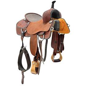 U155martincut12c Martin Saddlery Used 15.5 Inch Cutting Saddle Code