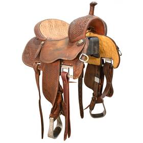 U15crownc78mb Martin Saddlery Used 14.5 Inch Crown C Barrel Saddle Code