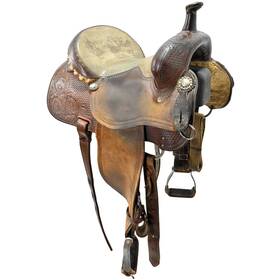 U135martinbr12bf Martin Used 13.5 Inch Saddlery Barrel Saddle Code