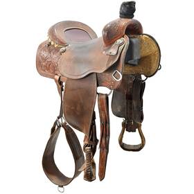 U145martinaain Martin Used 14.5 Inch All Around Saddle Code
