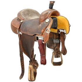 U155martintr12dw Martin Used 15.5 Inch Header Team Roping Saddle Code