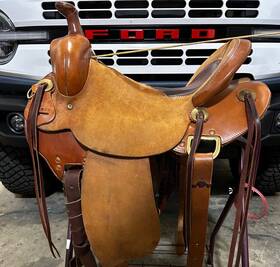 147-515 Mccall 16 Inch Lady Pendleton Western Ranch Saddle