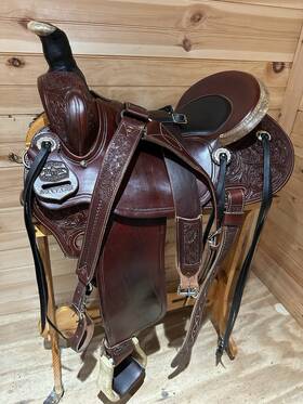 A017 Mccall 16 Inch Mclite All Around Western Saddle 123