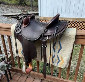 W2871218 Mccalls Mccall Mclite Saddle - Great Condition 15 Inch Seat Super Light Weight