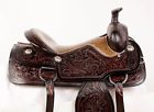 16196 Mu Westridge Saddlery New Custom Black Floral Western Barrel Racing