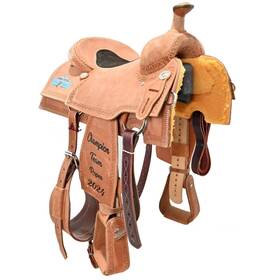 U15nomaketr24 No Maker Used 15 Inch Trophy Team Roping Saddle Code