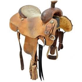 U145chcr18sp Nrs Pro Series Saddlery Used 14.5 Inch Coolhorse Calf Roping Saddle Code