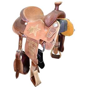 U135nrsjrcagt14 Nrs Used 13.25 Inch Competitor Trophy All Around Saddle Code