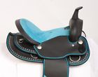 1761 Nu Used Blue Crystal Light Weight Barrel Western Synthetic Horse